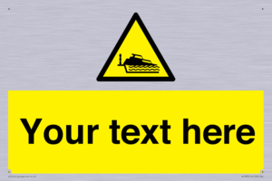 Custom warning grounding cruiser on lock cill